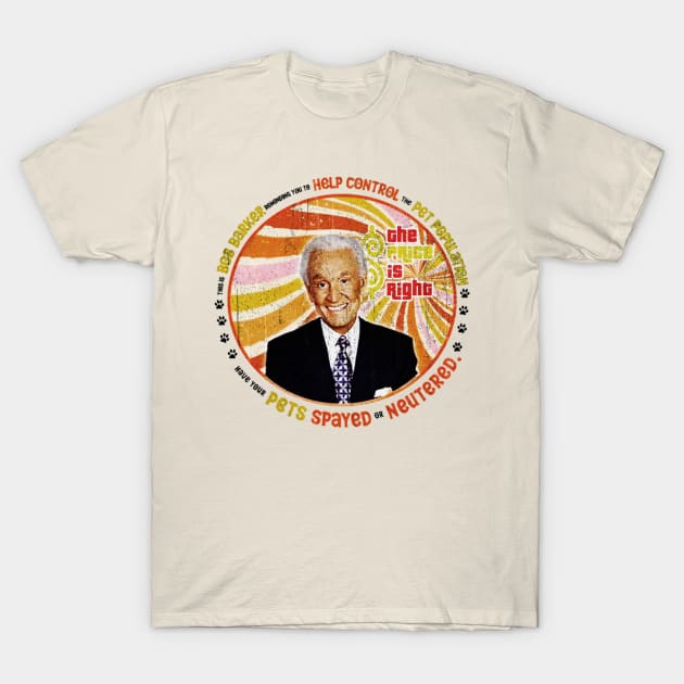 Vintage Bob Barker The Price is right T-Shirt by wizardwenderlust